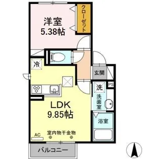 SPERANZA(スペランツァ)【1階】の間取り