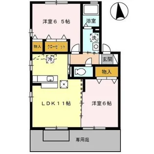 DEAR COURT【1階】の間取り