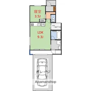 CARIN【1階】の間取り