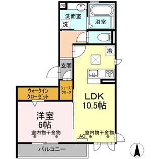 EMBELLIR(アンベリール)【1階】の間取り