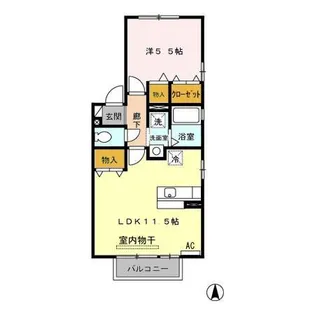 フェロー・シップ【2階】の間取り