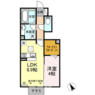 リオ・グランデ【1階】の間取り