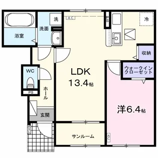 アリエッタⅡ【1階】の間取り