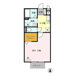 セジュール望 A【2階】の間取り