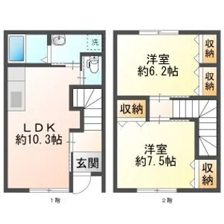 フォレストハウスA&S【1階】の間取り