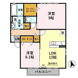 エミネンス・ブリエ【2階】の間取り