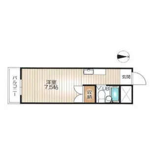 第2コーエービル【2階】の間取り