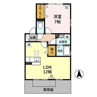 フェリーチェ C【1階】の間取り