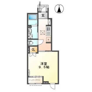 ケセラセラ サン【1階】の間取り