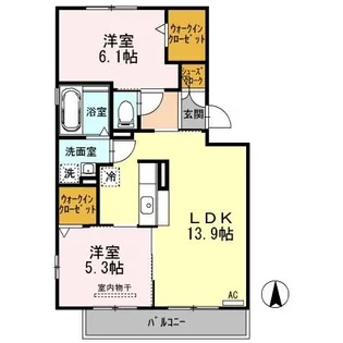 LA FELICE【2階】の間取り