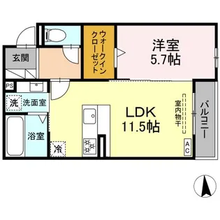 COMMONS【3階】の間取り