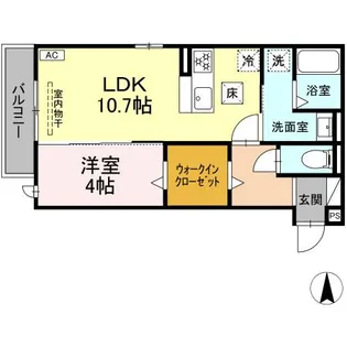 REGULUS【1階】の間取り