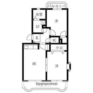 アンシャンテⅠ【2階】の間取り