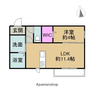 メゾン令和【1階】の間取り