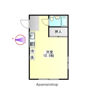 安田マンション【3階】の間取り