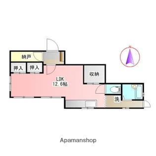 安田マンション【1階】の間取り