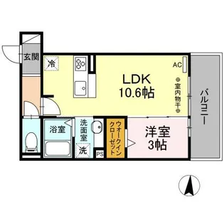 REVEUR(リヴェール)【2階】の間取り