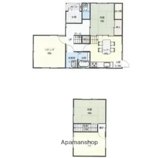 岐阜県羽島市竹鼻町飯柄【一戸建】の間取り