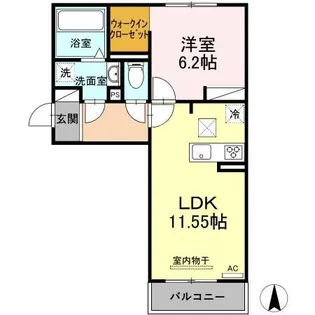 シェリーナ【1階】の間取り