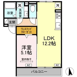 HILLS KEI【2階】の間取り