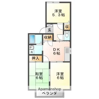 スターハイツC【2階】の間取り