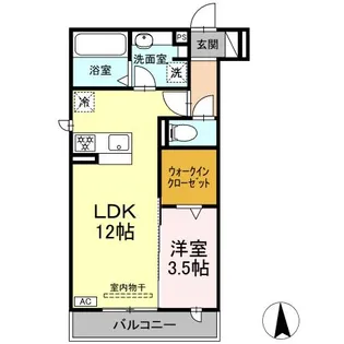バーディー穂積【3階】の間取り