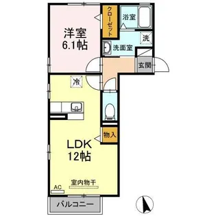 プレジール・デュオ【2階】の間取り