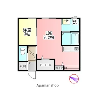 仮)禾森町【2階】の間取り