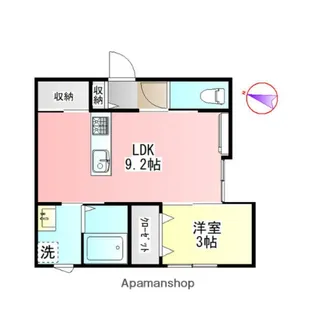 仮)禾森町【2階】の間取り