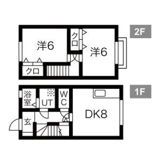 アンビエンテ【1階】の間取り