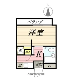 ベルトピアエグゼ岐阜羽島307【307号室】の間取り