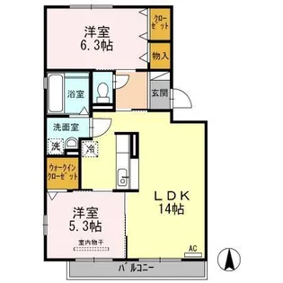グレイン・フォレスト A【3階】の間取り