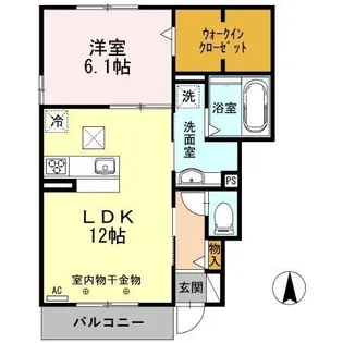 ハルミズホ【1階】の間取り