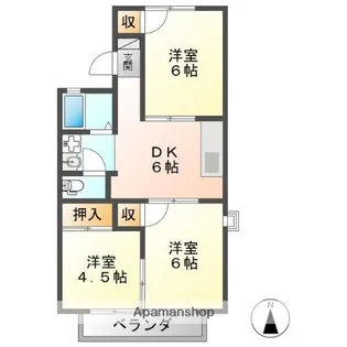 SOLANA【2階】の間取り