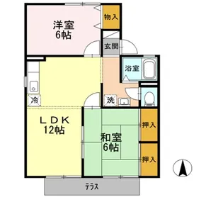 KUWA HOUSE【2階】の間取り