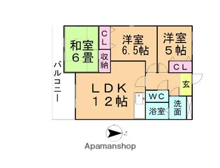 アーバンローズ【201号室】の間取り