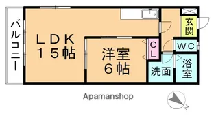 セシリア【301号室】の間取り