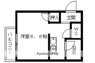 シルクハイツ間島【203号室】の間取り