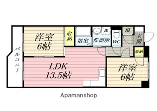 ハイツ吹上【4D号室】の間取り