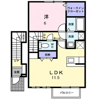 サンリット【2階】の間取り