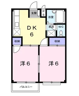 レジデンス伏見1【1階】の間取り