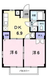 ファミール97Ⅱ【1階】の間取り