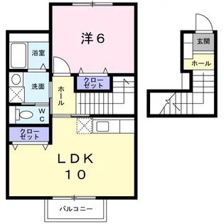 オーシャン21【2階】の間取り