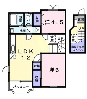 グランデージⅡ【2階】の間取り