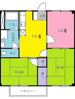 コーポフローラ【1階】の間取り