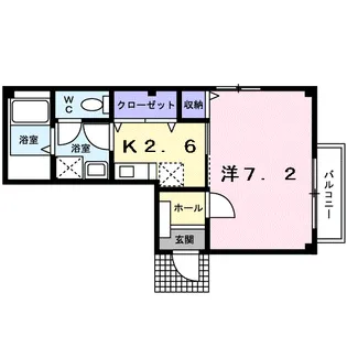 アヴェニール【1階】の間取り