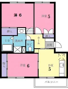 グランデージ堀【2階】の間取り