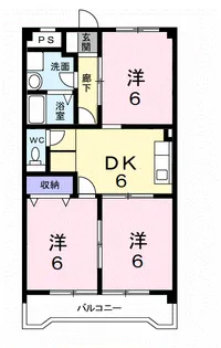 エレガンシア21【5階】の間取り