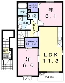 ローレル コート【2階】の間取り