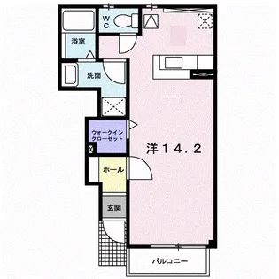 フォーチュネット【1階】の間取り